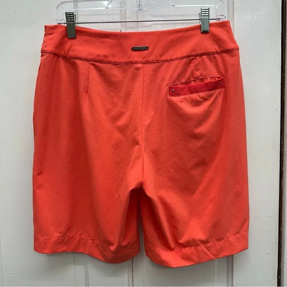 Tail peach‎ coral Bermuda golf shorts women's 8 various pockets